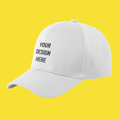 Personalised Caps with Logo |white