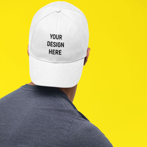 Personalised Caps with Logo |white