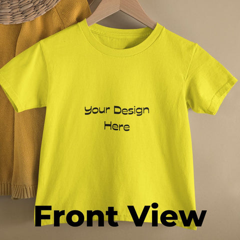 Custom Round Neck T-shirt For Toddlers & Kids