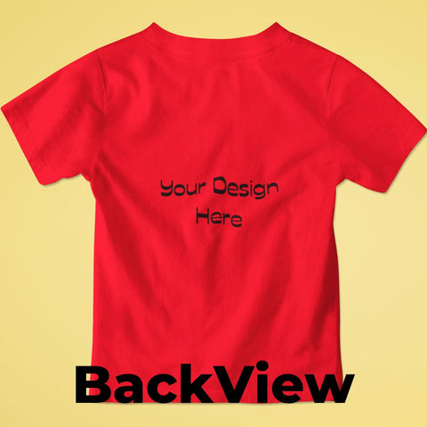 Custom Round Neck T-shirt For Toddlers & Kids