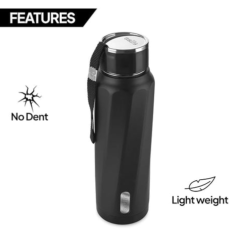 CELLO Puro Steel-X Turbo 600 Inner Steel Insulated Water Bottle 500 ml