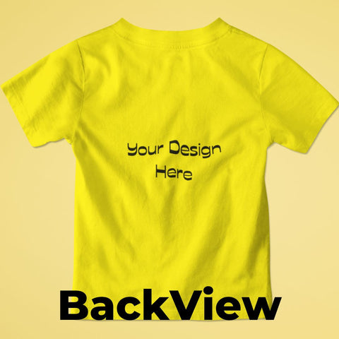 Custom Round Neck T-shirt For Toddlers & Kids
