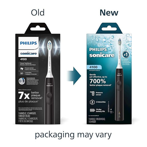 Philips Sonicare - 4100 Electric Toothbrush, Rechargeable Electric Toothbrush