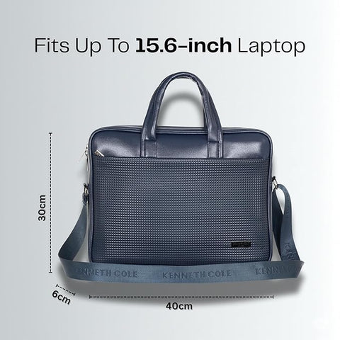 KC 06 Pyramid Laptop Bag Blue