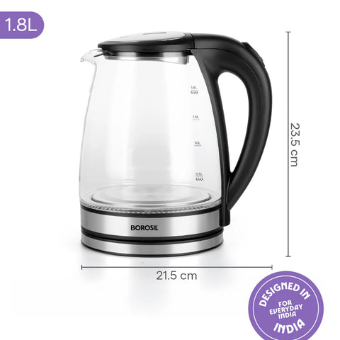 Crystal Electric Glass Kettle