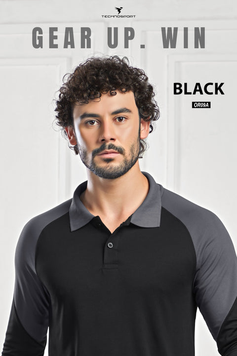 Technosport - Customized T-shirt Collared Neck Full Sleeve