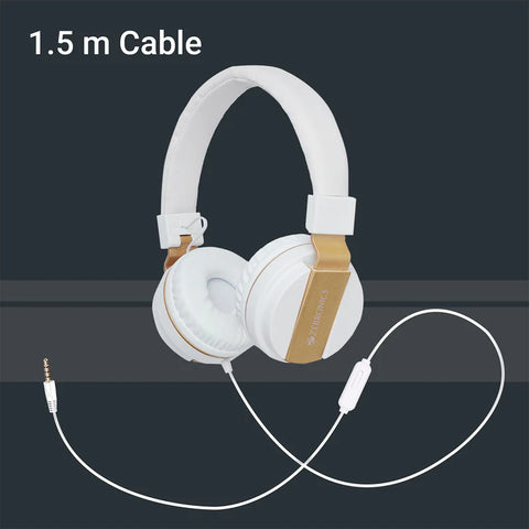 Zebronics H- ZEBRONICS HEADPHONE WITH MIC (STORM)