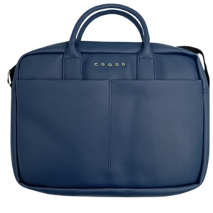 jiloz prime briefcase navyblue with trolley strap