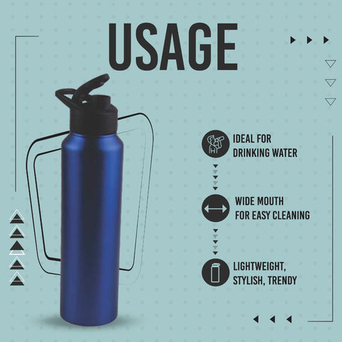 Omega - Stainless Steel Sports Bottles - adihuman