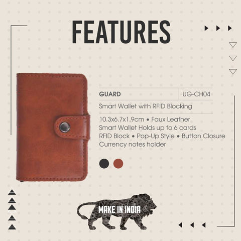 Guard - Smart Wallet With RFID Blocking - adihuman