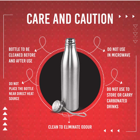 Magnum - Stainless Steel Bottle 1 L - adihuman