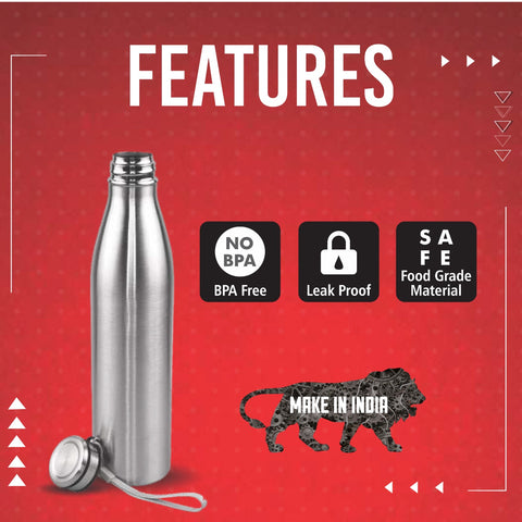 Magnum - Stainless Steel Bottle 1 L - adihuman