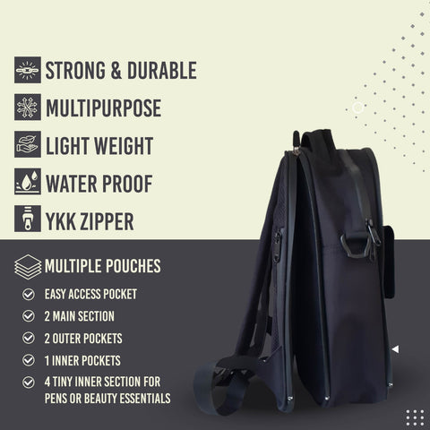 PACKEAZY Oxford Fabric- Most Useful and Stylish Day Bag - adihuman