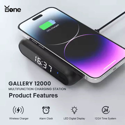 YuOne Gallery 12000 3-in-1 multifunctional charging with wireless
