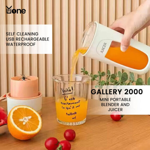 YuOne Gallery 2000 340ml mini portable blender and juicer