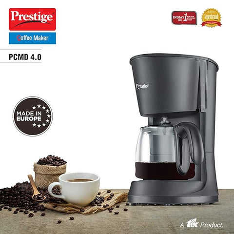 Prestige PCMD 4.0 Coffee Maker Drip Type, with Automatic Keep Warm Function, 0.7L