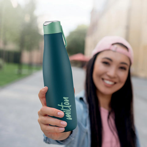 Milton Fame 1000 Thermosteel Water Bottle 880 ml, 24 Hr Hot and Cold
