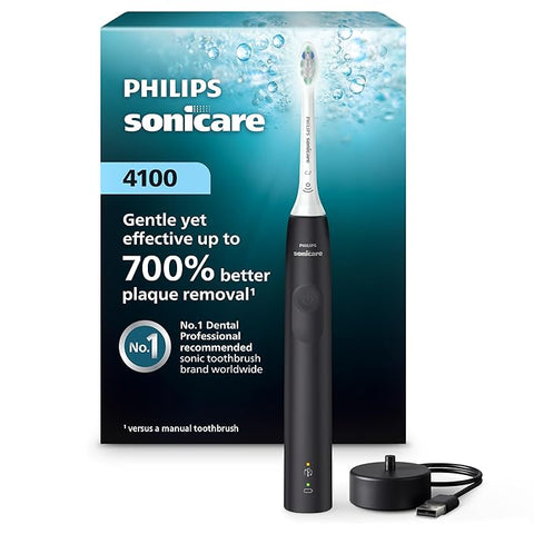 Philips Sonicare - 4100 Electric Toothbrush, Rechargeable Electric Toothbrush
