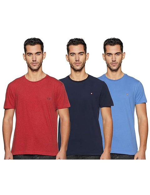swiss military Mens Round Neck T-shirt