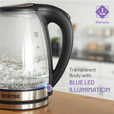 Crystal Electric Glass Kettle