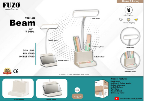 Beam  Desk Lamp | Pen Stand | Mobile Stand