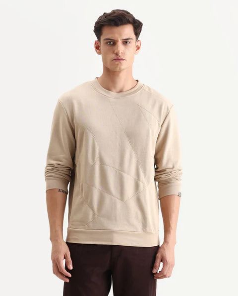 Rare Rabit REGULAR FIT EMBROIDERED SWEATSHIRT