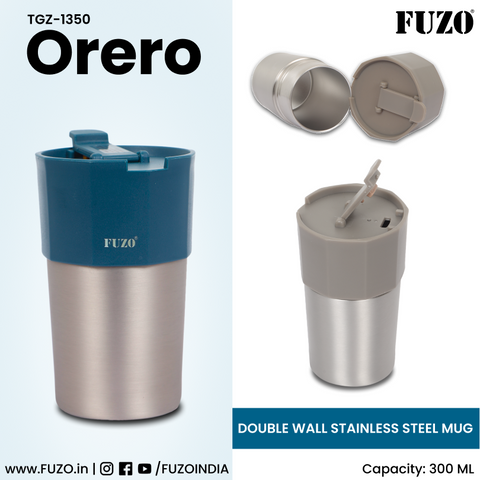 Orero  Double Wall Stainless Steel Mug