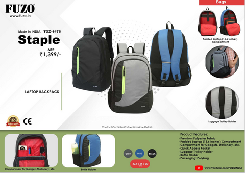 Staple - Laptop Backpack