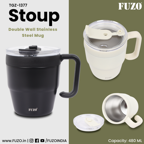 Stoup  Double Wall Stainless Steel Mug