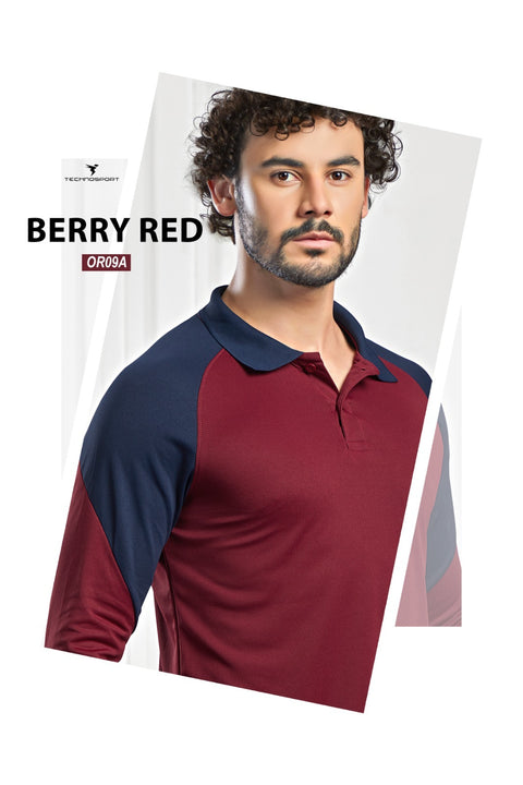 Technosport - Customized T-shirt Collared Neck Full Sleeve