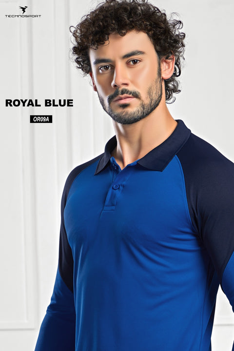 Technosport - Customized T-shirt Collared Neck Full Sleeve