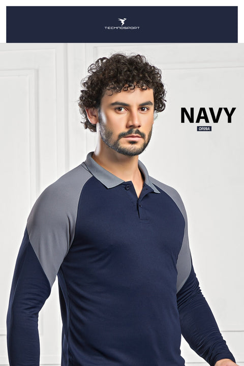 Technosport - Customized T-shirt Collared Neck Full Sleeve