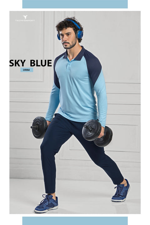 Technosport - Customized T-shirt Collared Neck Full Sleeve