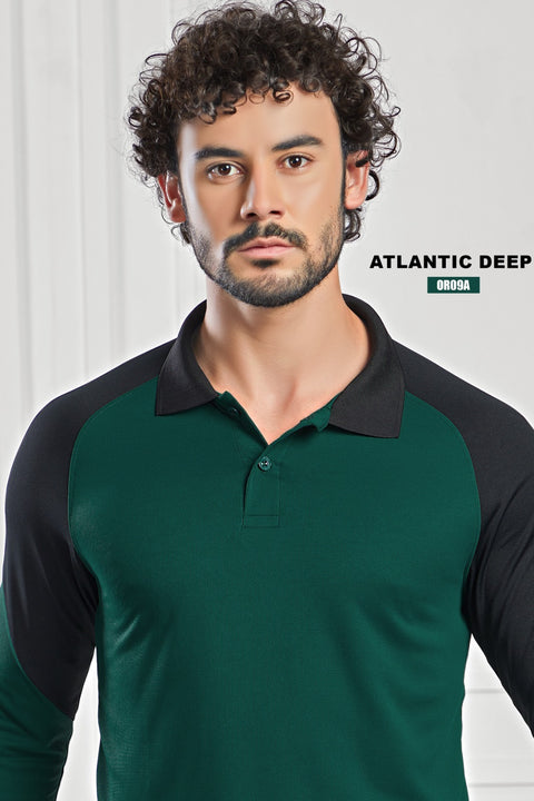 Technosport - Customized T-shirt Collared Neck Full Sleeve