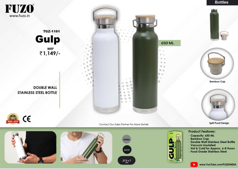 Gulp  Double Wall Stainless Steel Bottle