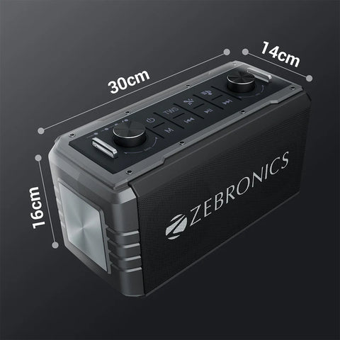 Zebronics SPK-ZEBRONICS PORTABLE BLUETOOTH SPEAKER (MUSIC BOMB)