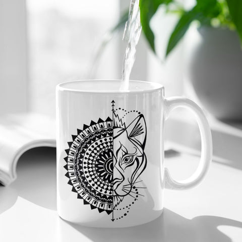 Customizable White Coffee Mugs - adihuman