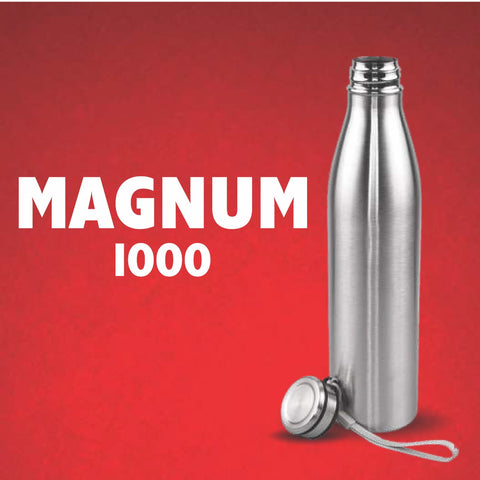 Magnum - Stainless Steel Bottle 1 L - adihuman